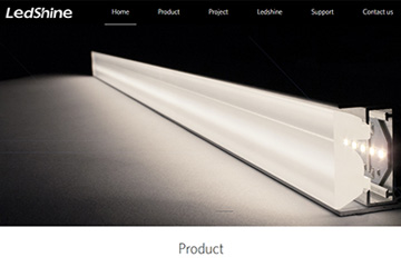 LED灯带外贸网站制作_PC手机网站制作